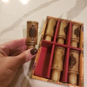 Wine Country Scented Wine Cork Candles Set of 6 NEW